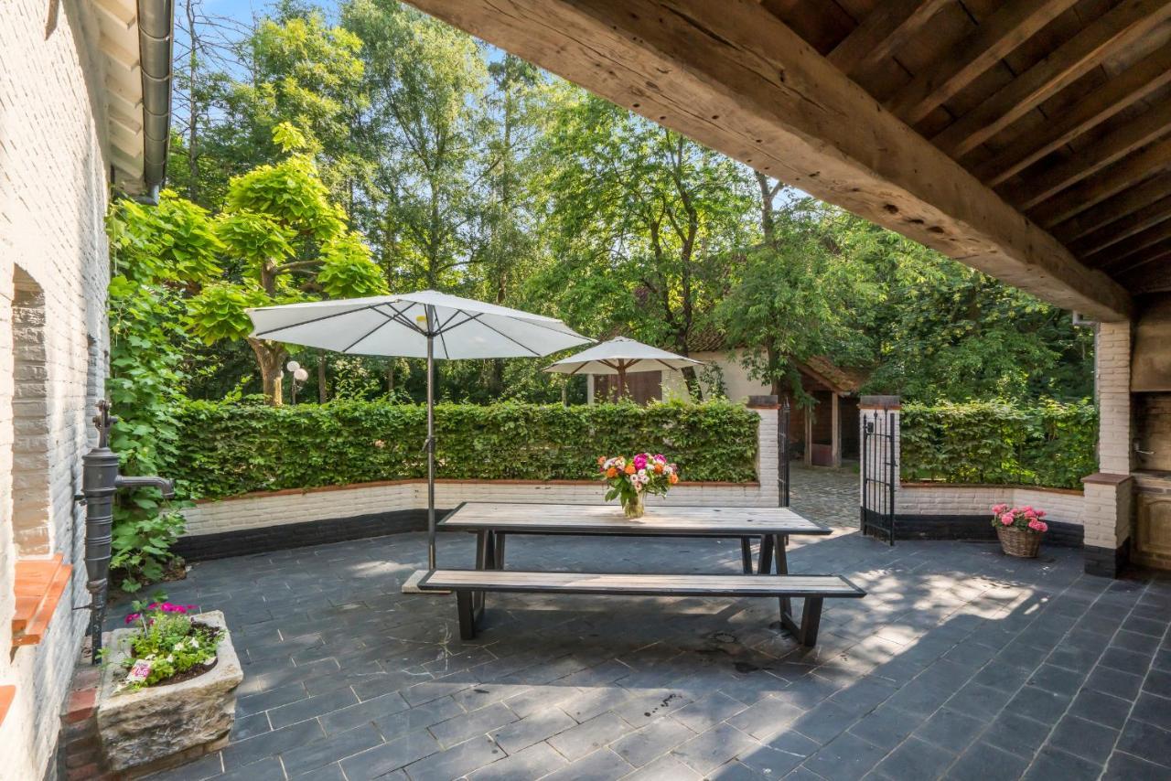 Fantastische Vakantiewoning Aan Het Bos Wingene Dış mekan fotoğraf